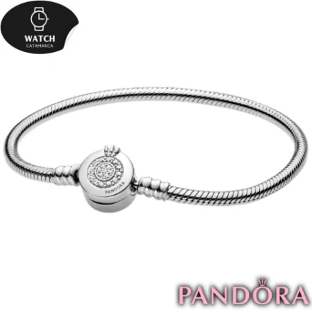Pulsera Pandora Moments Sparkling Infinity Heart Clasp Plata 925 592645C01