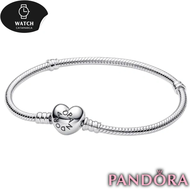 Pulsera Pandora Moments Heart Clasp Plata 925 590719