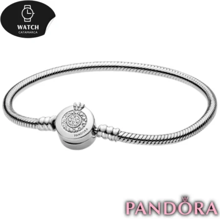 Pulsera Pandora Moments Sparkling Crown Plata 925 599046C01